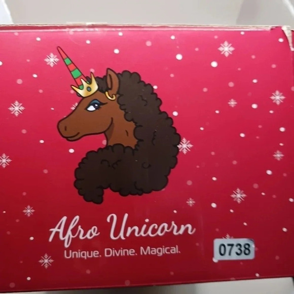 Afro unicorn holiday plush set of 3 pcs - Picture 10 of 10